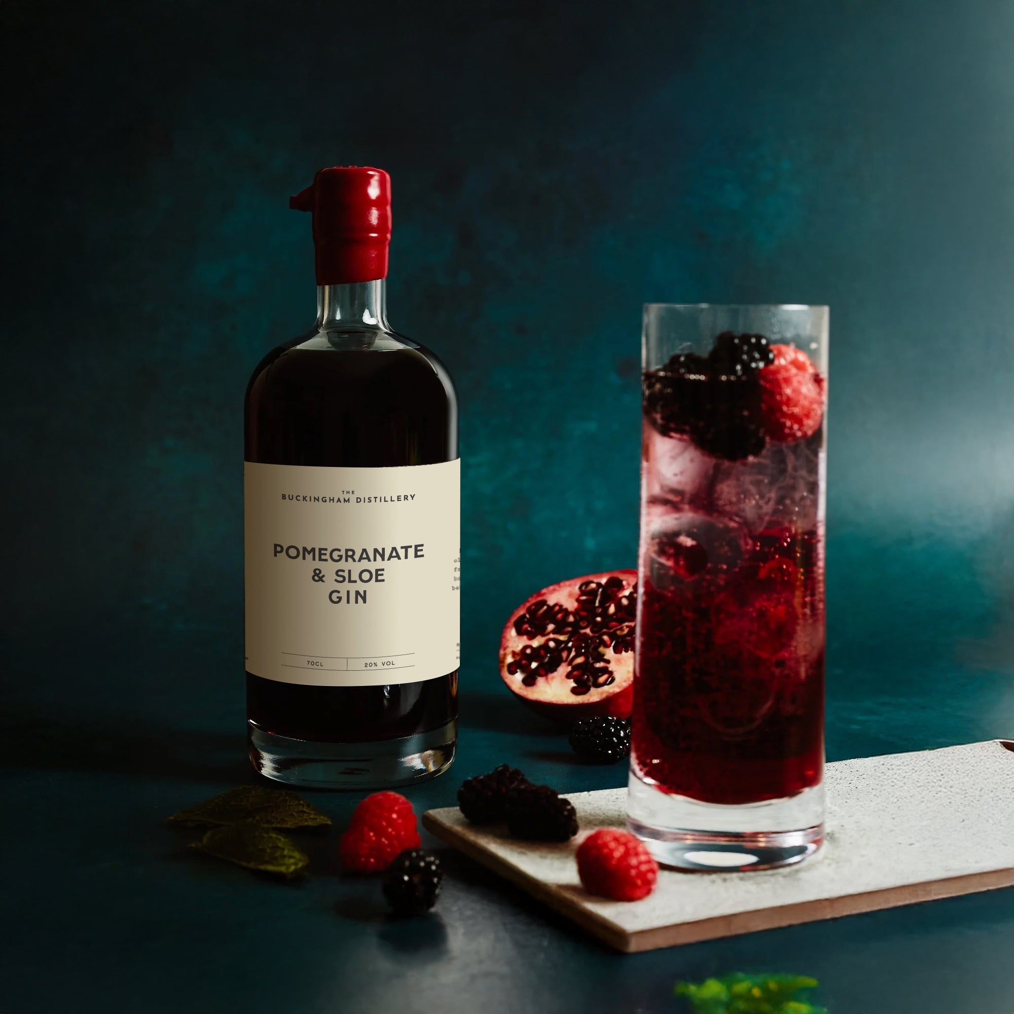 Pomegranate and Sloe Gin Liqueur (70cl)