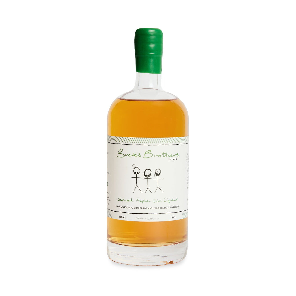 Spiced Apple Gin Liqueur (70cl) Bucks Brothers Gin