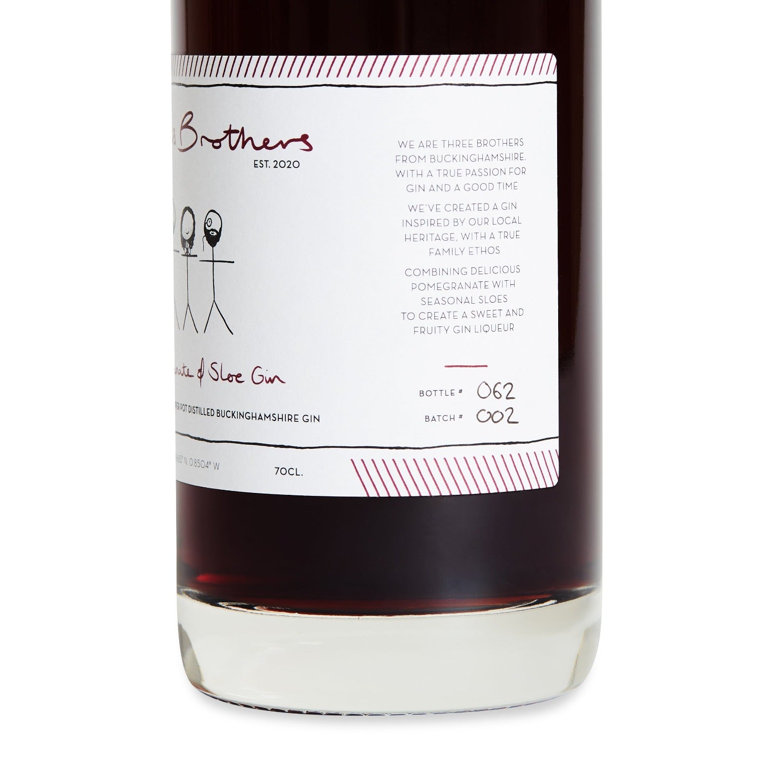 Pomegranate and Sloe Gin Liqueur (70cl)